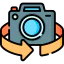 Photo camera icon 64x64