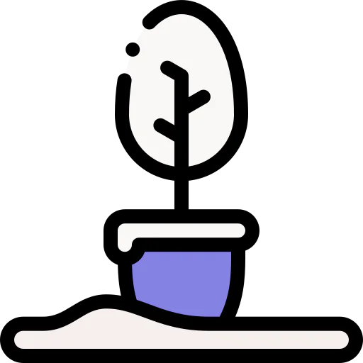 Winter tree icon