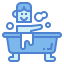 Baby bath tub icon 64x64