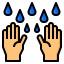 Washing hands icon 64x64