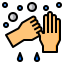 Washing hands icon 64x64