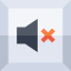 Mute button Symbol 64x64
