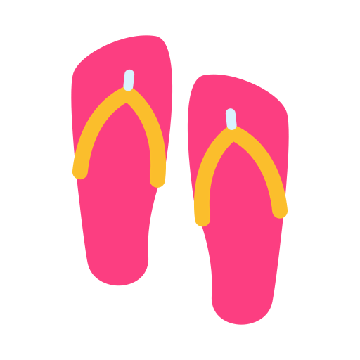 Flip flops icon