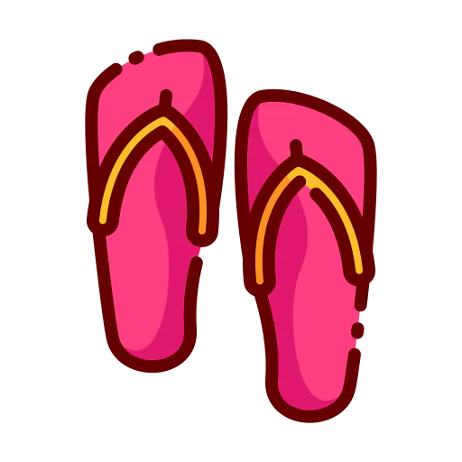 Flip flops icon