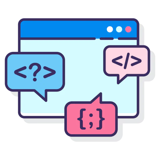 Coding language ícone