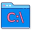 Command line アイコン 64x64