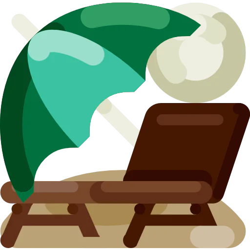 Sun bath icon