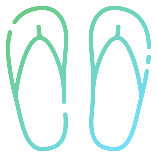 Flip flops icon