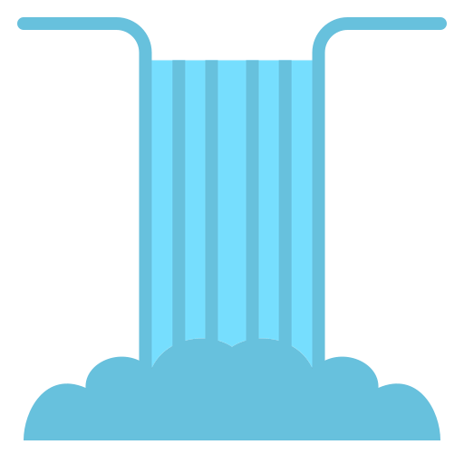 Waterfall icon