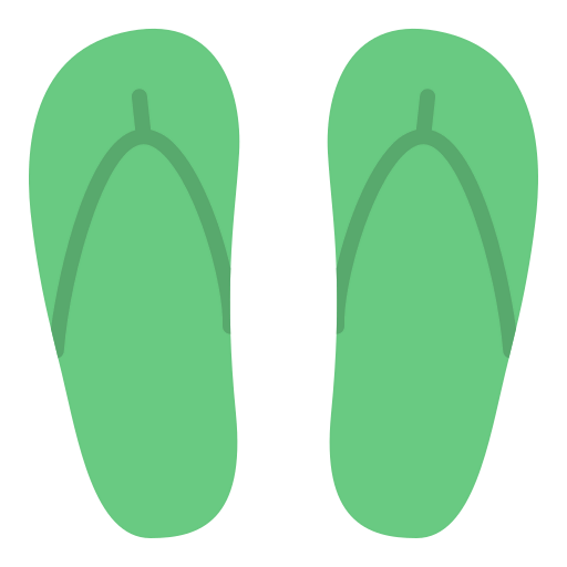Flip flops icon