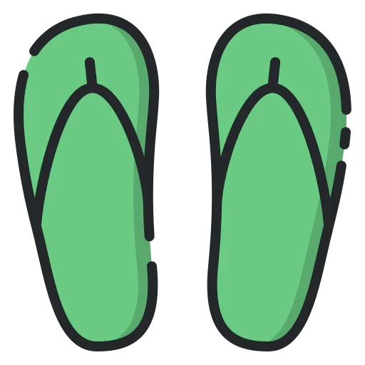 Flip flops icon