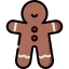 Gingerbread man Ikona 64x64