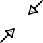 Two Arrows Connecting ícone 64x64