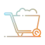 Wheel barrow icon 64x64