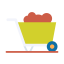 Wheel barrow icon 64x64