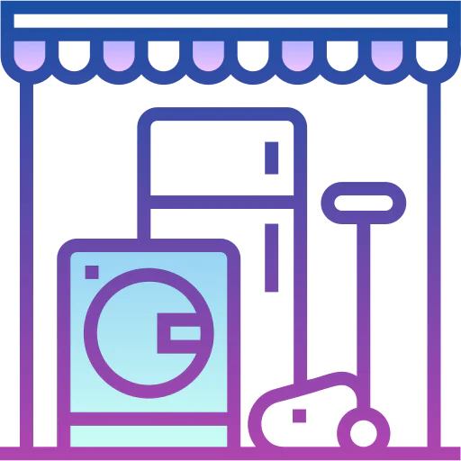 Electronics shop icon