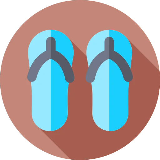 Flip flops icon