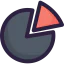 Pie chart icon 64x64