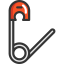 Safety pin icon 64x64