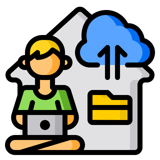 Cloud storage icon