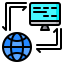 Global network icon 64x64