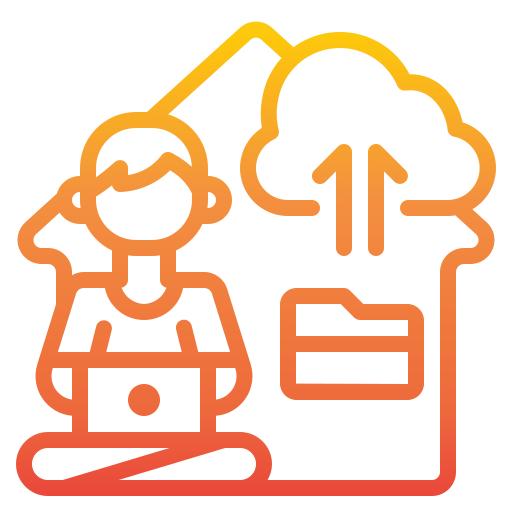 Cloud storage icon