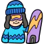 Snowboard icon 64x64