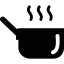 Hot kitchen pot icon 64x64