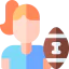 Rugby player icon 64x64