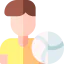 Volleyball player icon 64x64