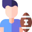 Rugby player icon 64x64