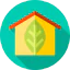 Eco house icon 64x64