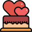 Wedding cake icon 64x64
