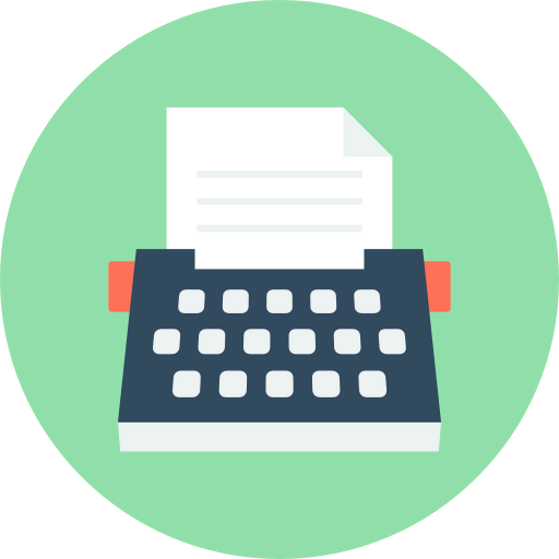 Typewriter icon