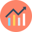 Bar chart icon 64x64
