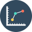Line chart icon 64x64