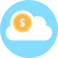 Cloud computing icon 64x64