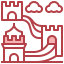 Great wall of china icon 64x64