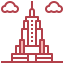 Empire state building icon 64x64