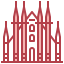 Milan cathedral icon 64x64