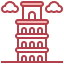 Leaning tower of pisa icon 64x64