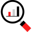 Bar chart icon 64x64