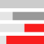 Bar chart icon 64x64