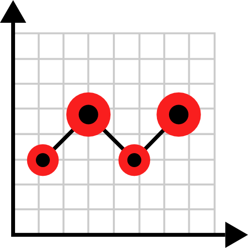 Line chart icon