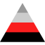 Пирамидальная диаграмма иконка 64x64