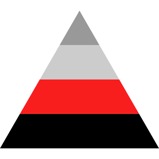 Pyramid chart icon