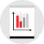Bar chart icon 64x64
