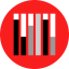 Bar chart icon 64x64