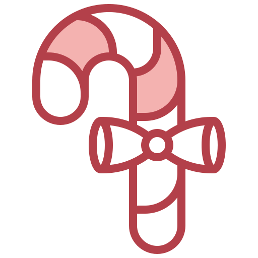 Candy cane icon