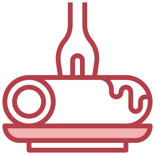Roll cake icon